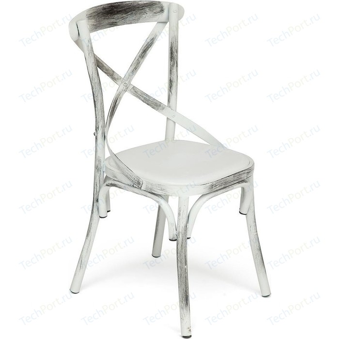 Стул TetChair Secret De Maison CROSS (mod.017) металл/сиденье экокожа, butter white vintage этажерка tetchair secret de maison 001 butter white 10653
