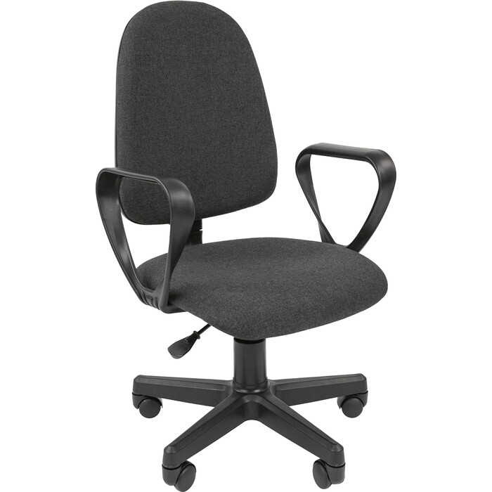 Офисное кресло Chairman Стандарт Престиж ткань С-2 серый кресло офисное chairman стандарт престиж chairman 7033363 ткань с 2 серый