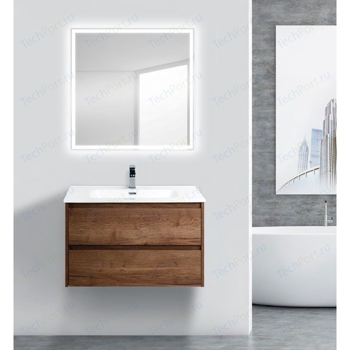 Тумба с раковиной belbagno kraft 80 bianco opaco