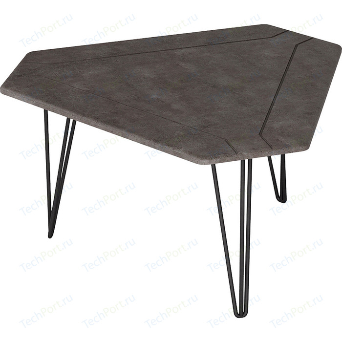 Стол журнальный Калифорния мебель ТЕТ 450 серый бетон
