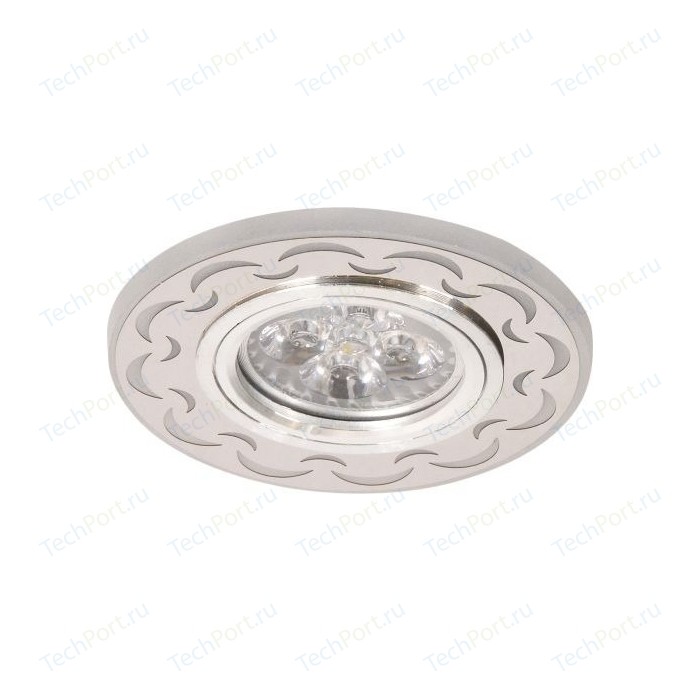 Светильник Imex IL.0030.0102 MR16+LED 3W 4000K, встраиваемый акрил, CH/WH+CH