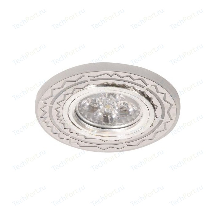 Светильник Imex IL.0030.0302 MR16+LED 3W 4000K, встраиваемый акрил, CH/WH+CH