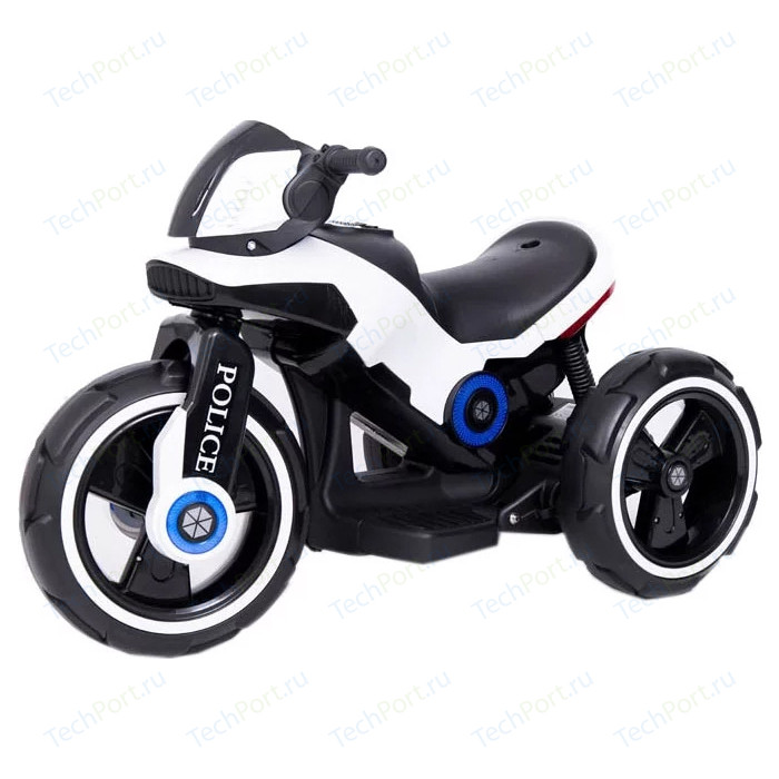 Детский мотоцикл на аккумуляторе Y QIKE Y-MAXI Police White - SW198A-WHITE