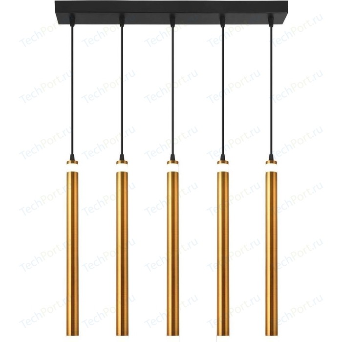 Подвесной светодиодный светильник Eurosvet Maestro 50133/5 LED бронза люстра евросвет maestro 50133 5 led бронза 40w