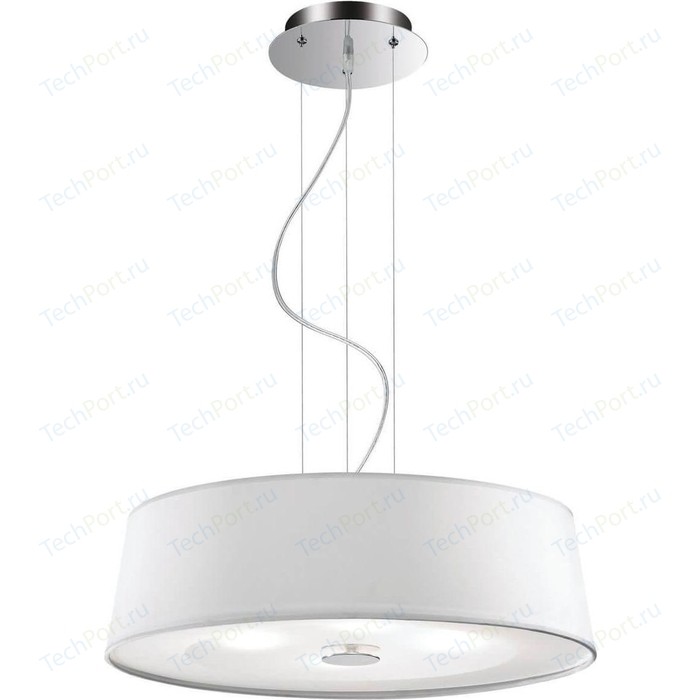Подвесной светильник Ideal Lux Hilton SP4 Round Bianco торшер ideal lux hilton pt2 bianco hilton