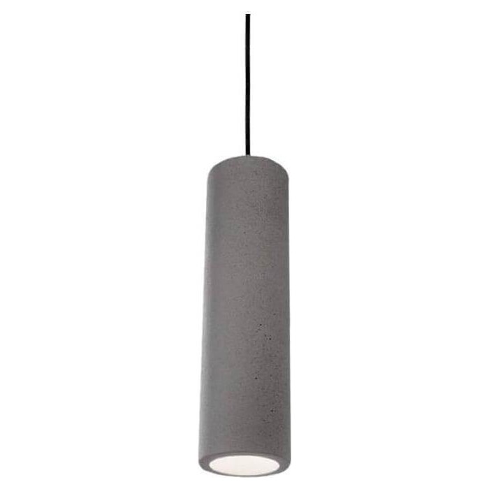 Подвесной светильник Ideal Lux Oak SP1 Round Cemento подвесной светильник ideal lux mapa bianco sp1 d40