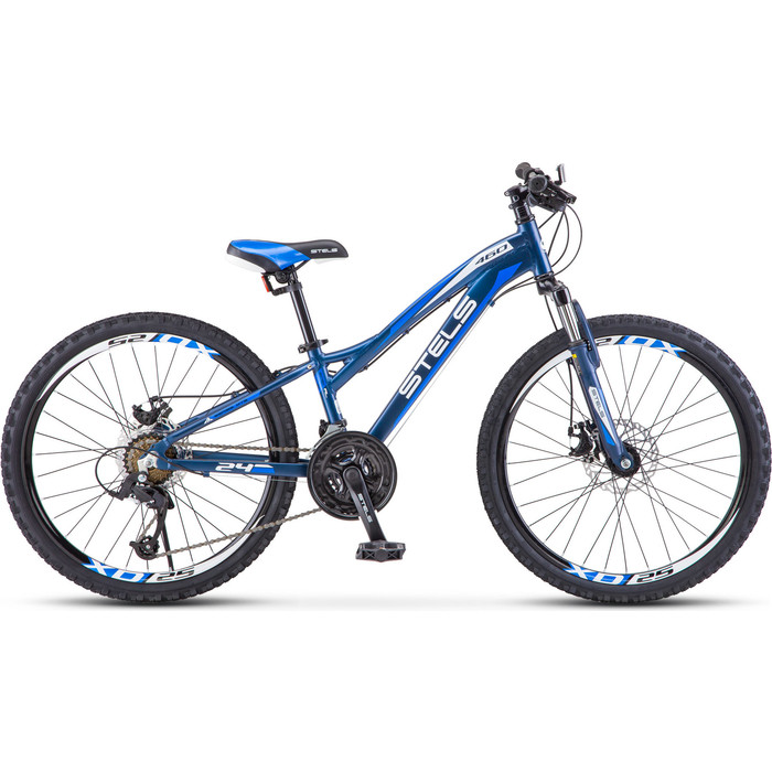 Велосипед Stels Navigator 460 MD 24 K010 (2020) 11 черный/синий велосипед stels navigator 670 md 2015