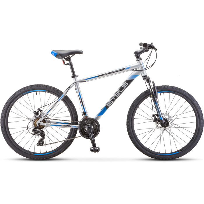 Велосипед Stels Navigator 500 MD 26 F010 (2019) 20 серебристый/синий велосипед stels navigator 670 md 2015