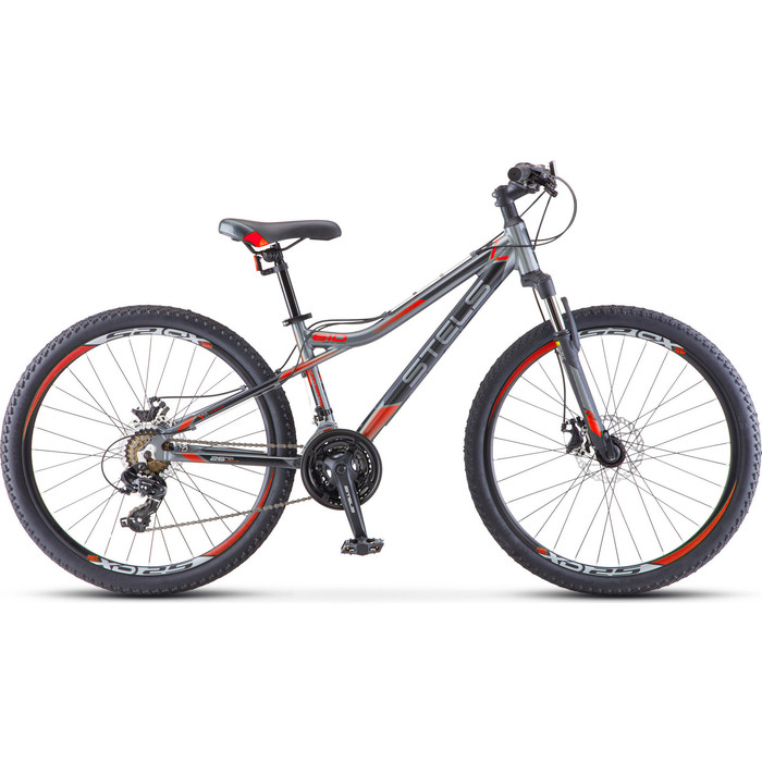 Велосипед Stels Navigator 610 MD 26 V040 (2019) 14 антрацитовый/красный велосипед stels navigator 670 md 2015