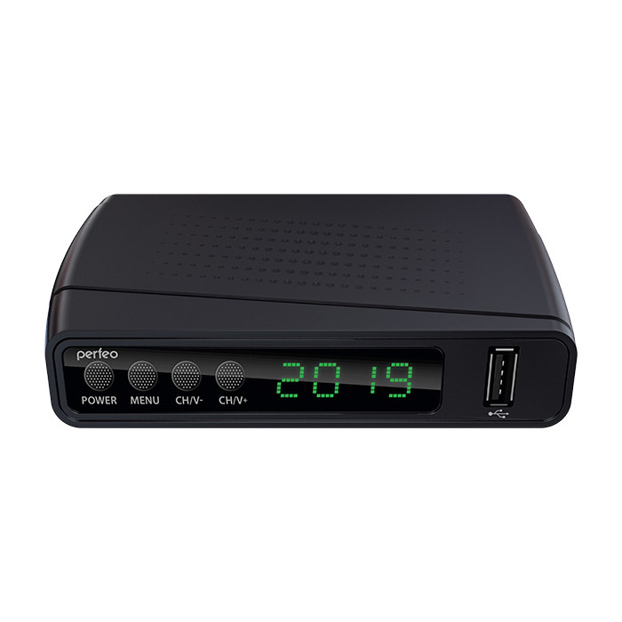 Тюнер DVB-T2 Perfeo STREAM (Wi-Fi, IPTV, HDMI, 2 USB, DolbyDigital)