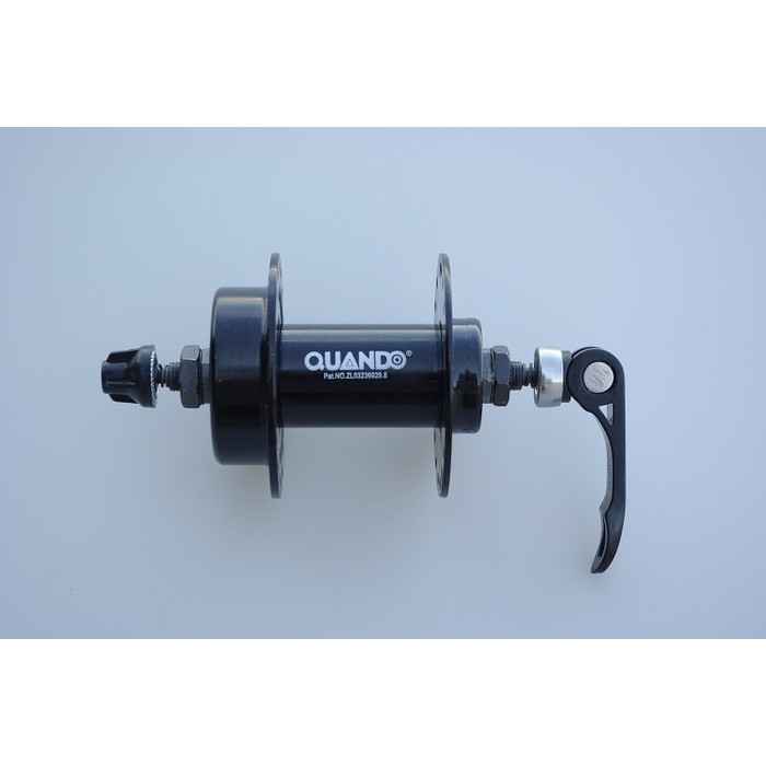 Втулка QUANDO передняя KT-M65F Disc 36H*14G 3/8*100W*108L с эсцентриком 109mm втулка quando kt m65r задняя на 36 спиц под дисковый тормоз на эксцентрике kt m65r