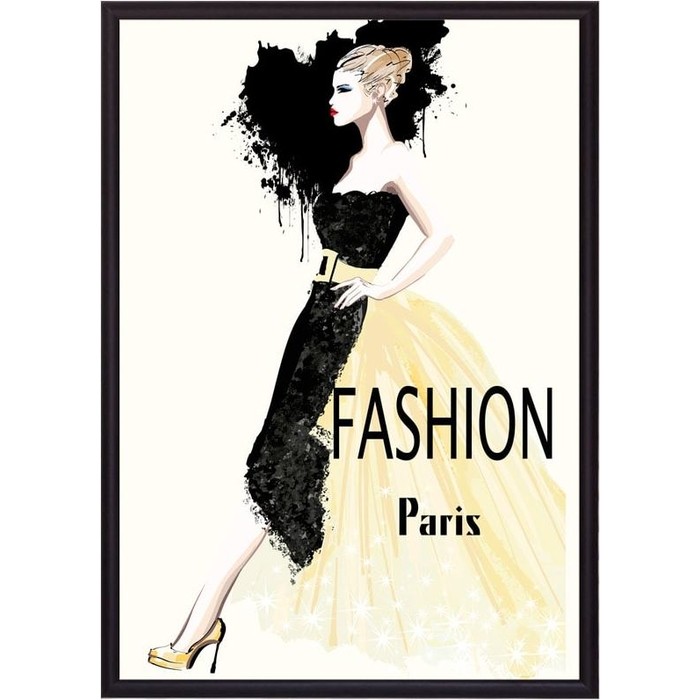 Фото - Постер в рамке Дом Корлеоне Fashion Paris 21x30 см постер в рамке дом корлеоне гламур 21x30 см