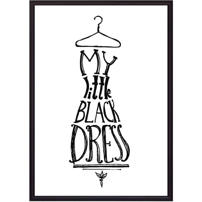 Постер в рамке Дом Корлеоне Little Black Dress 21x30 см