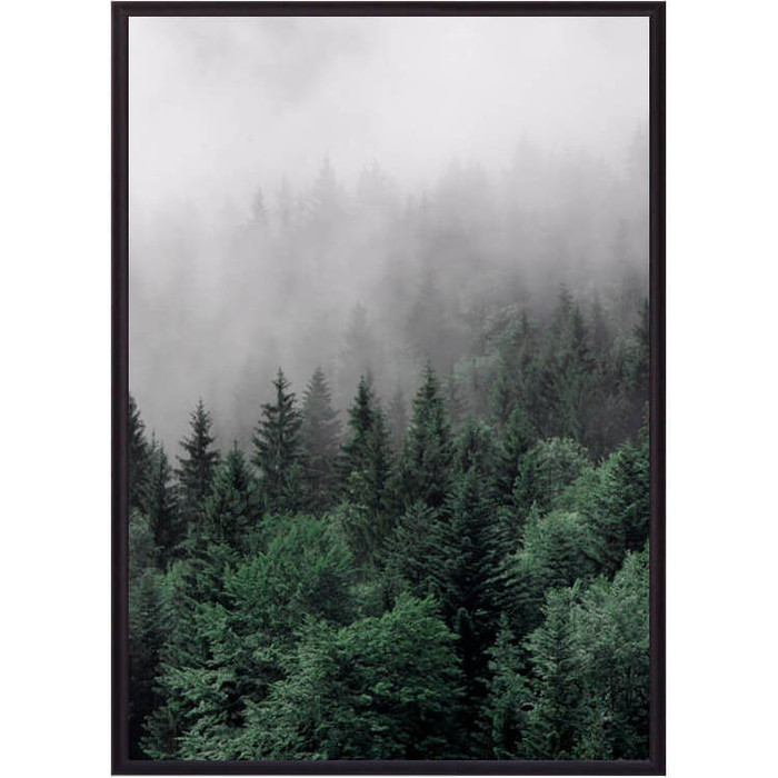 Постер в рамке Дом Корлеоне Бирюзовый лес 21x30 см