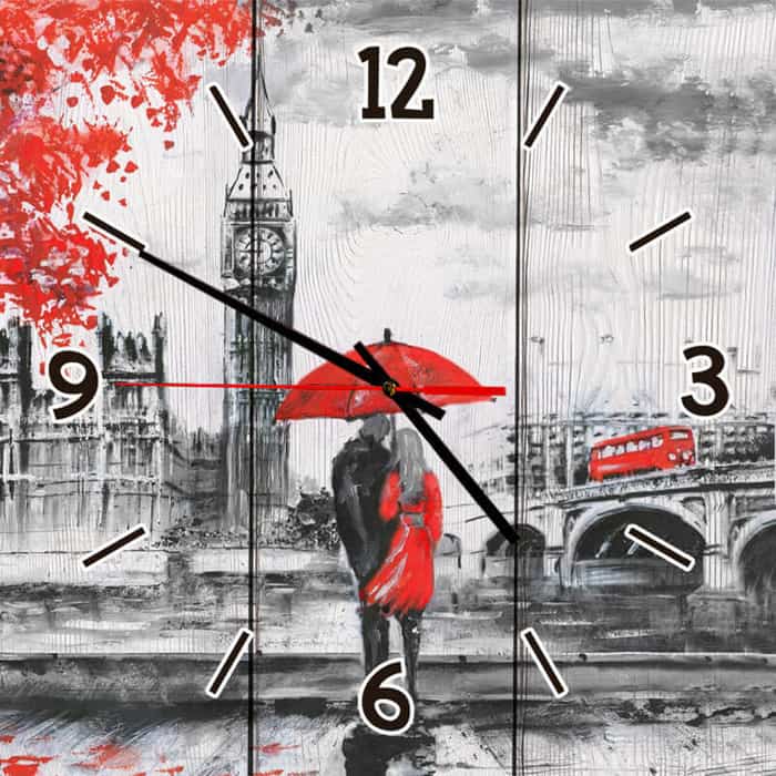 Фото - Настенные часы Дом Корлеоне Двое в Лондоне 40x40 см настенные часы дом корлеоне северная аргентина 40x40 см