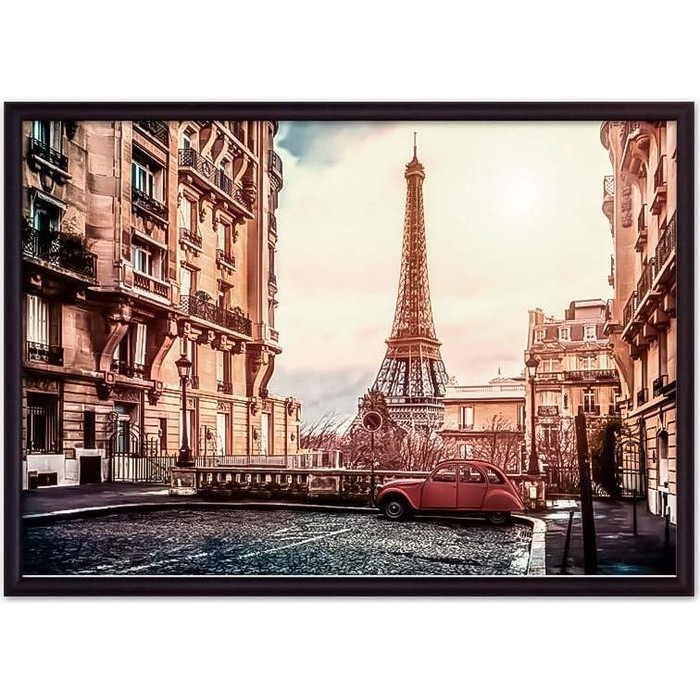 Постер в рамке Дом Корлеоне Закат в Париже 21x30 см