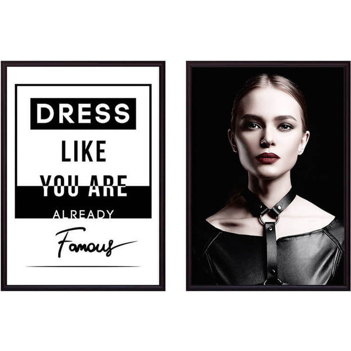 Набор из 2-х постеров Дом Корлеоне Коллаж Fashion №26 30х40 см 2 шт. набор из 2 х постеров дом корлеоне коллаж fashion 26 30х40 см 2 шт