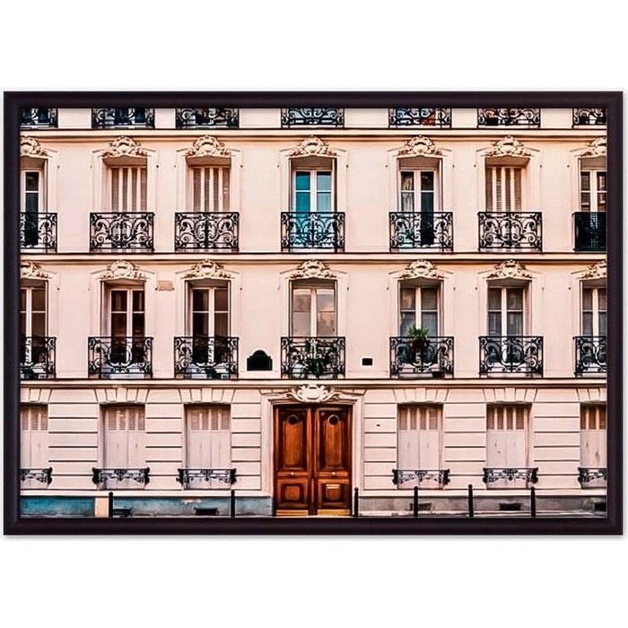 Постер в рамке Дом Корлеоне Парижские окна 21x30 см
