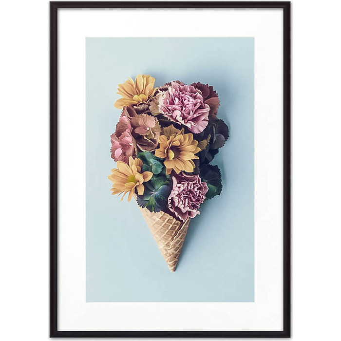 Фото - Постер в рамке Дом Корлеоне Цветочное мороженое 40x60 см постер в рамке дом корлеоне земля 40x60 см
