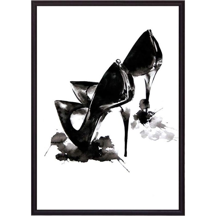 Фото - Постер в рамке Дом Корлеоне Черные туфли 40x60 см постер в рамке дом корлеоне окна манхэттена 40x60 см
