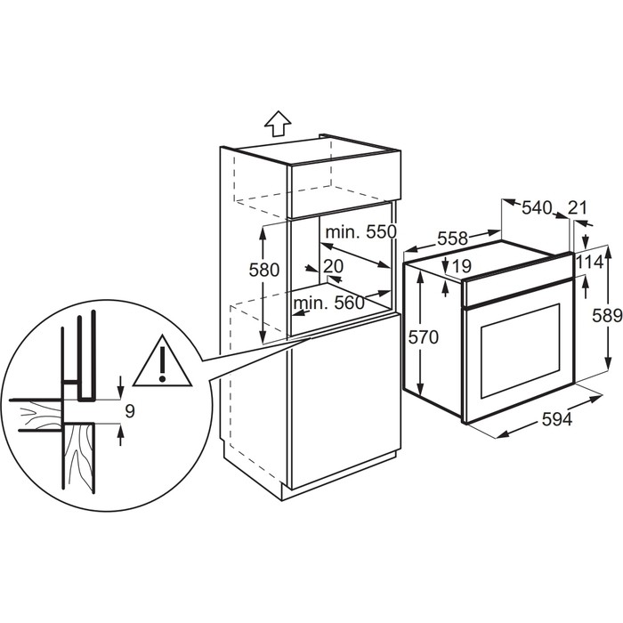 Духовой шкаф electrolux okf5c50x обзор