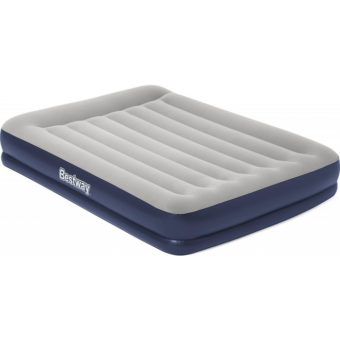 Надувная кровать Bestway Tritech Airbed 152х203х36см с подголовником, встр.насос 220В, 67725 BW надувная кровать bestway tritech airbed queen built in ac pump 67403 темно синий