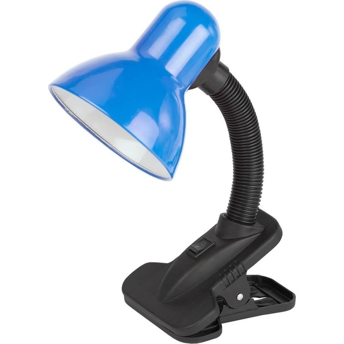 Настольная лампа ЭРА N-102-E27-40W-BU лампа светодиодная высокомощная power 40w 6500 e27 3200лм эра б0027006 упаковка 10 шт