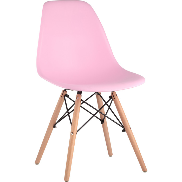 Стул Stool Group Eames деревянные ножки 8056PP pink стул woodville darcy white pink