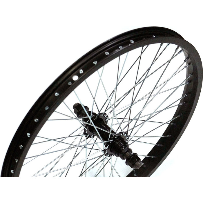 Колесо Stark 20 BMX,здн, обод MX-25,48 спиц,ал.сплав,вт. KT-104R ,ось 14мм втулка quando kt m65r задняя на 36 спиц под дисковый тормоз на эксцентрике kt m65r