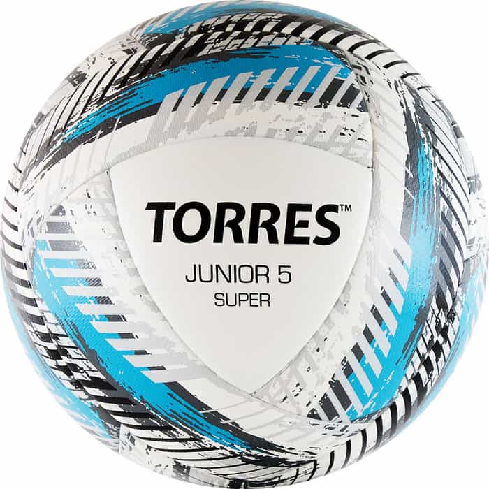 Мяч футбольный Torres Junior-5 Super арт. F319205, р.5, вес 350-370 г, ПУ,2 сл,16 п, гиб.сш,бел-гол-сер беруши speedo biofuse aquatic earplug 7197 сер гол