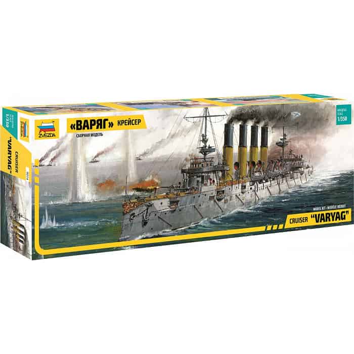 Сборная модель Звезда Крейсер Варяг, 1/350 - ZV - 9014 хазин а крейсер варяг память поколений the varyag cruiser the memory of generations