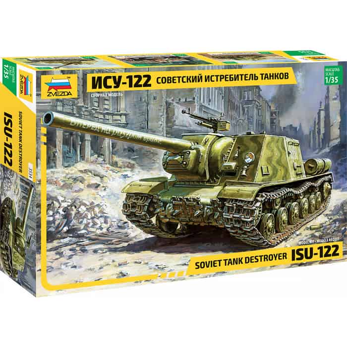 Сборная модель Звезда Советский истребитель танков ИСУ - 122, 1/35 - ZV - 3534