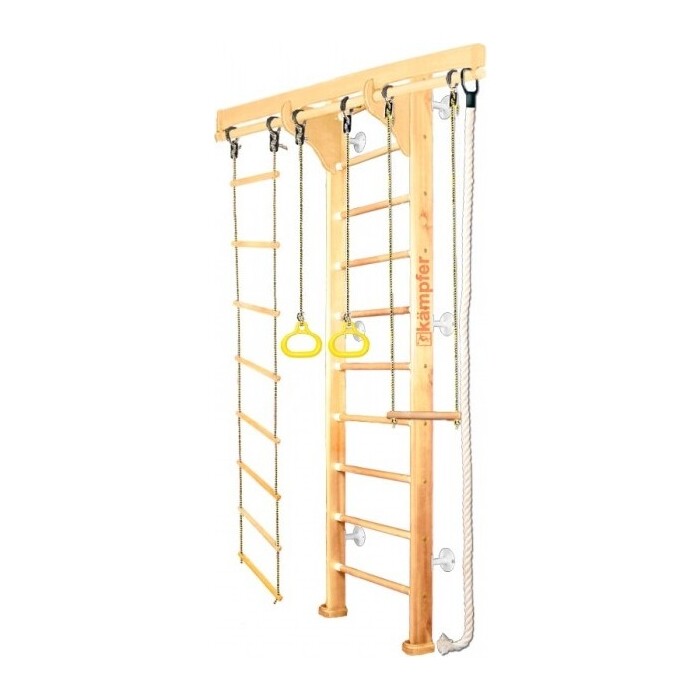 Шведская стенка Kampfer Wooden Ladder Wall №1 Натуральный Стандарт белый