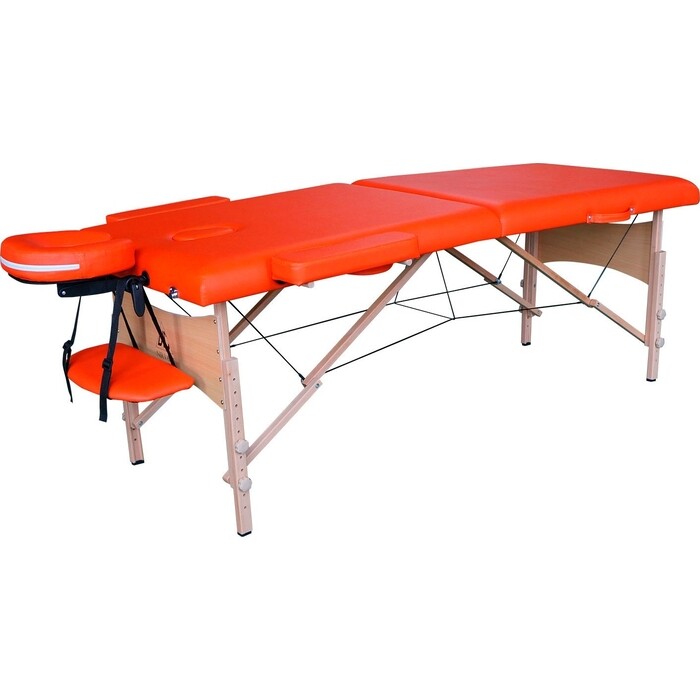 Массажный стол DFC Relax, дерев. ножки, цвет оранжевый (Orange) сумка женская david jones цвет оранжевый cm3813 orange