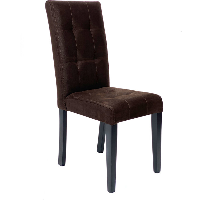 Стул TetChair Ditta бук ножки wenge, нубук коричневый (нубук 7) стул tetchair maxi каркас бук сиденье ткань натуральный бук цвет сиденья оранжевый мягкое сиденье