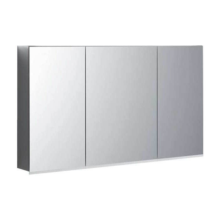 Зеркальный шкаф Geberit Option Plus 120 с подсветкой (500.592.00.1) зеркало geberit option 60 с подсветкой 500 586 00 1