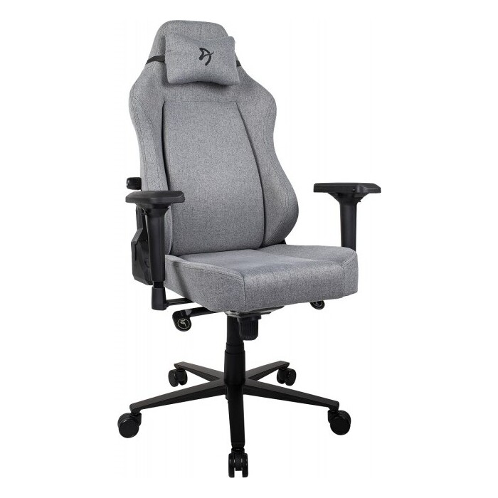 Компьютерное кресло для геймеров Arozzi Primo Woven fabric grey-black logo компьютерное кресло для геймеров arozzi vernazza black