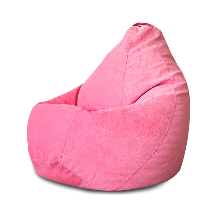 Кресло-мешок Bean-bag Груша розовый микровельвет XL