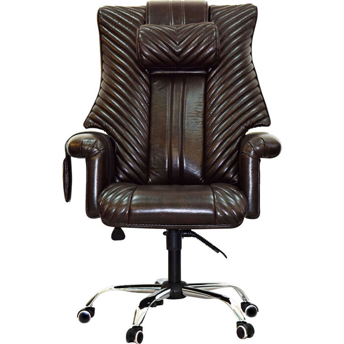 Офисное массажное кресло EGO President EG1005 шоколад