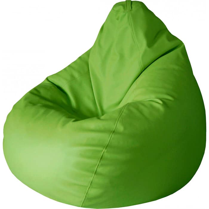 Кресло-мешок Папа Пуф Экокожа зеленый XL 125x85