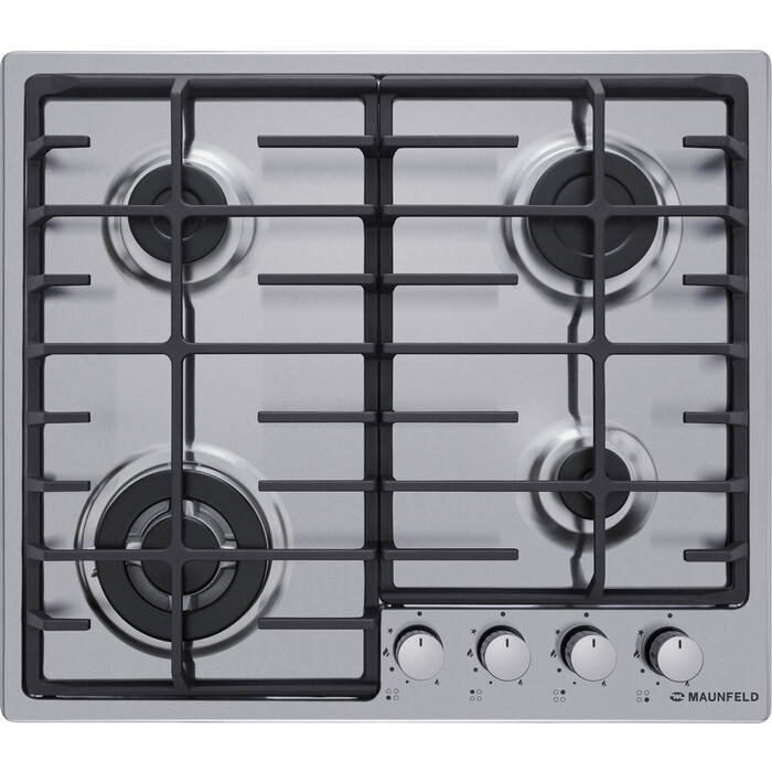 Газовая варочная панель MAUNFELD EGHS.64.63CS/G cooking panel maunfeld eghs 64 3cs g stainless steel