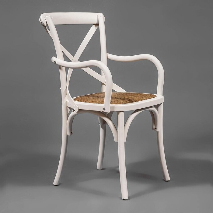 Стул с подлокотниками TetChair Secret De Maison cross (mod.CB2008) береза butter white этажерка tetchair secret de maison 001 butter white 10653