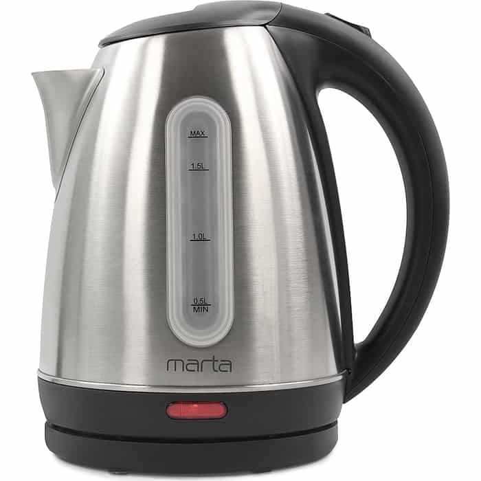 Чайник электрический Marta MT-1082 черный жемчуг чайник marta mt 4554 черный жемчуг