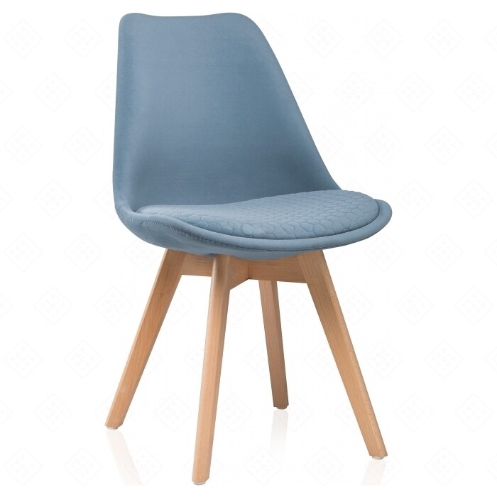 Деревянный стул Woodville Bonuss light blue