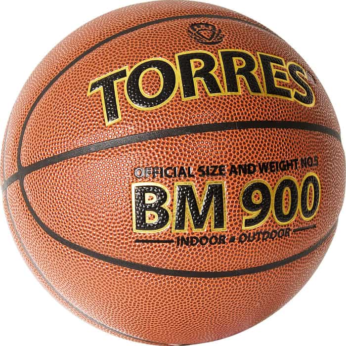 Мяч баскетбольный Torres BM900 B32035, р.5 баскетбольный мяч torres jam b00043 р 3 синий желтый