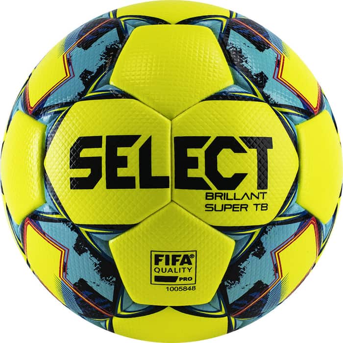 Мяч футбольный Select Brillant Super FIFA TB YELLOW 810316-152,р.5, FIFA PRO мяч футб demix fifa quality р 5 2021 для газона 0 44гр белый s21edeat007 00