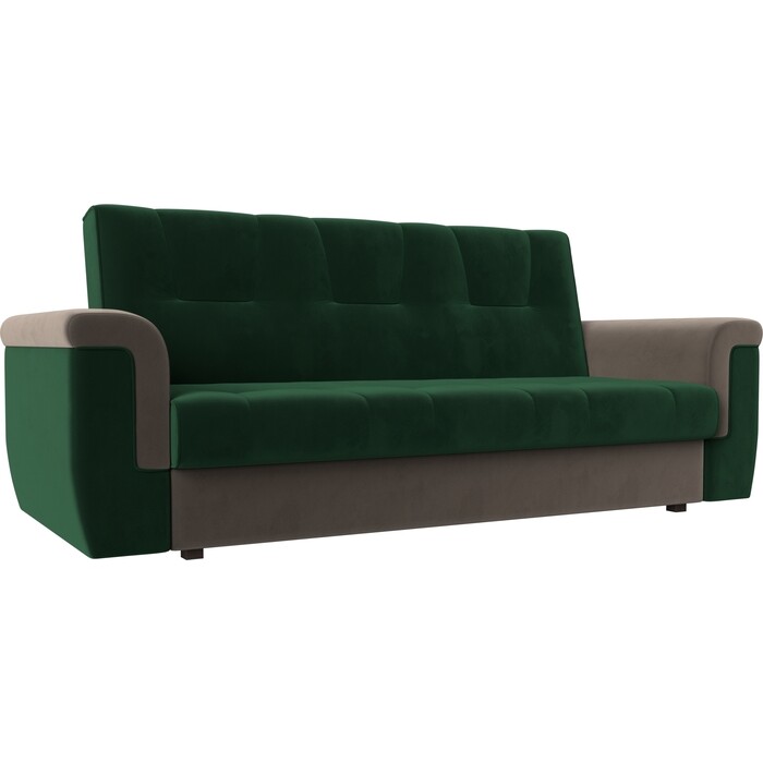 Фото - Прямой диван АртМебель Эллиот велюр зеленый коричневый диван прямой эллиот велюр