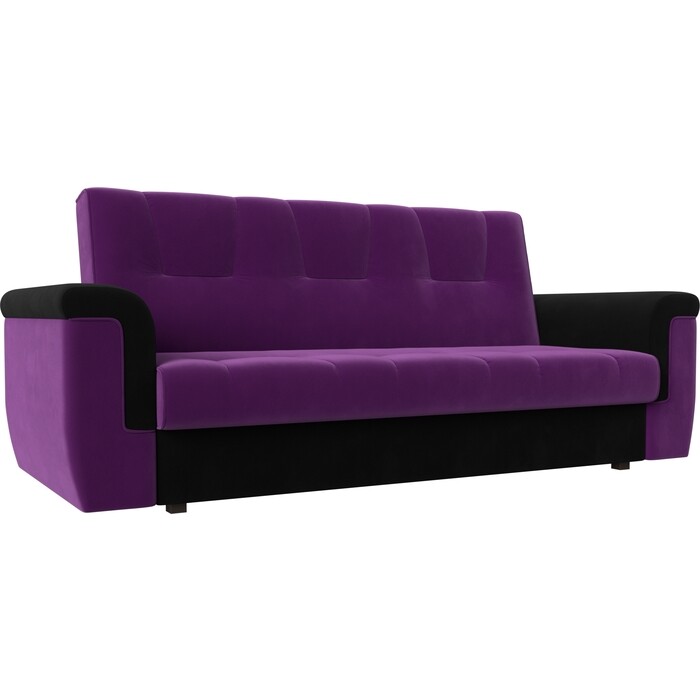 Фото - Прямой диван АртМебель Эллиот микровельвет фиолетовый черный диван прямой эллиот велюр