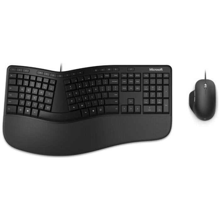 Комплект клавиатура и мышь Microsoft Ergonomic Keyboard & Mouse Busines клав-черный мышь-черный USB Multimedia мышь hp omen 600 mouse usb черный
