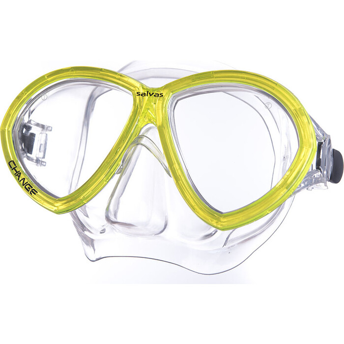 Маска для плавания Salvas Change Mask, арт. CA195C2TGSTH, закален.стекло, Silflex, р. Senior, желтый маска для плавания submarine omar 13 желтый